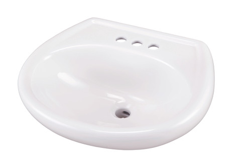 Gerber G0012504 Maxwell Petite Ped Top 20.5"x17.75" 4"CC White