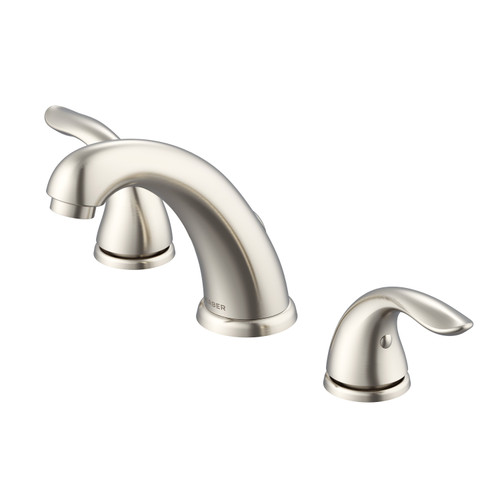 Gerber G0043377BN Viper 2H Widespread Lavatory Faucet Less Drain 1.2gpm Brushed Nickel