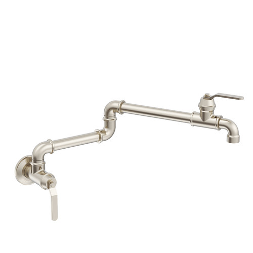 Gerber D205037SS Kinzie Wall Mount Pot Filler 2.2gpm Stainless Steel