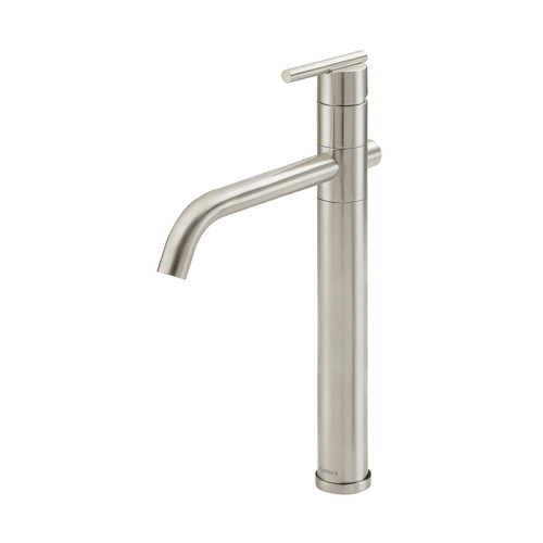 Gerber D225158BN Parma 1H Vessel Filler Single Hole Mount w/ Metal Grid Strainer 1.2gpm Brushed Nickel