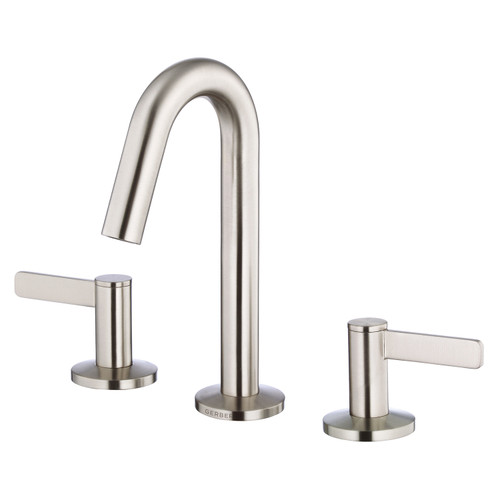 Gerber D303130BN Amalfi Trim Line 2H Widespread Lavatory Faucet w/ Metal Touch Down Drain 1.2gpm Brushed Nickel