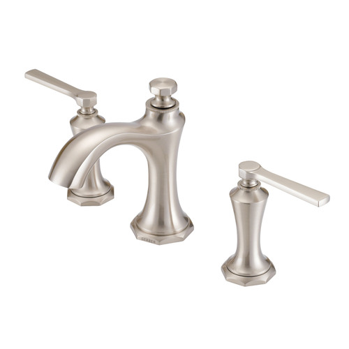 Gerber D304128BN Draper 2H Widespread Lavatory Faucet w/ Metal Pop-Up Drain 1.2gpm Brushed Nickel