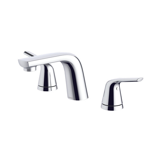 Gerber D304134 Lemora 2H Widespread Lavatory Faucet w/ Metal Touch-Down Drain 1.2gpm Chrome