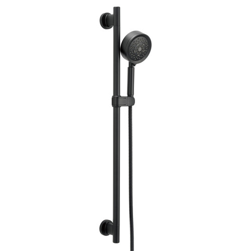 Gerber D461758BS Versa 30" Slide Bar Assembly w/ Parma 5 Function Handshower 1.75gpm Satin Black