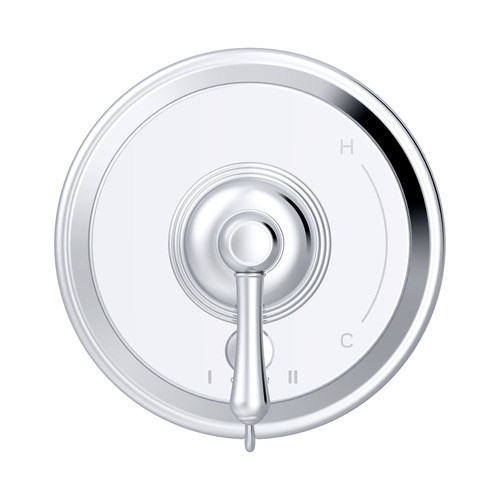Gerber D500457TC Opulence 1H Pressure Balance Trim Kit & Treysta Cartridge for Valve Only w/ Diverter on Valve Chrome