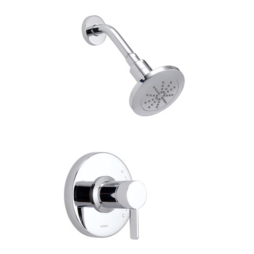 Gerber D501530TC Amalfi 1H Shower Only Trim Kit & Treysta Cartridge 1.75gpm Chrome