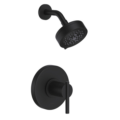 Gerber D511558BSTC Parma 1H Shower Only Trim Kit & Treysta Cartridge w/ 5 Function Showerhead 1.75gpm Satin Black