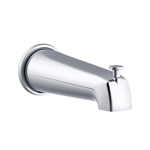 Gerber D606425 8" Wall Mount Tub Spout with Diverter Chrome