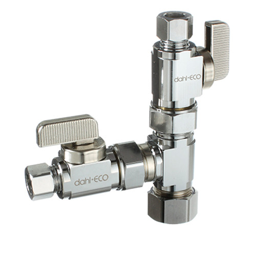 Dahl E33-5001 - 5/8 OD x 3/8 OD x 3/8 OD, Plated