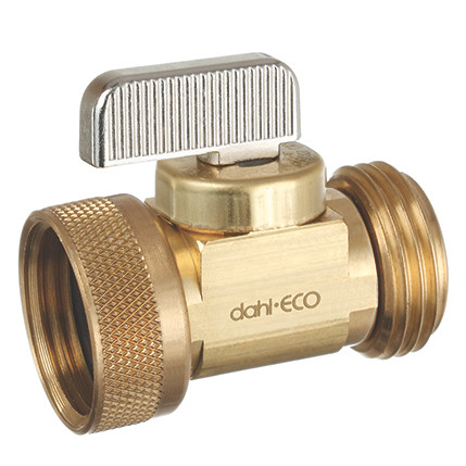 Dahl 521-04-04F-BAG - Male Hose x Female Swivel Hose, Rough Brass