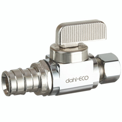 Dahl 511-PRPX3-31-BAG - 1/2 F1960 x 3/8 OD Comp, Plated