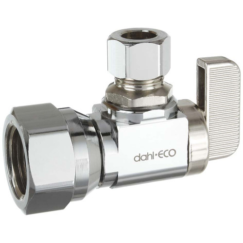 Dahl 611-53-31-BAG - 1/2 FIP x 3/8 OD Comp, Plated