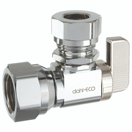 Dahl 611-53-L5-BAG - 1/2 FIP x 1/2 OD or 7/16 OD Slip Joint, Plated