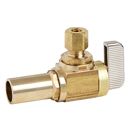 Dahl 621-23L-30-BAG - 1/2 Male Press x 1/4 OD Comp, Rough Brass