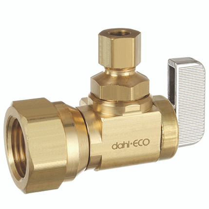 Dahl 621-53-30-BAG - 1/2 FIP x 1/4 OD Comp, Rough Brass