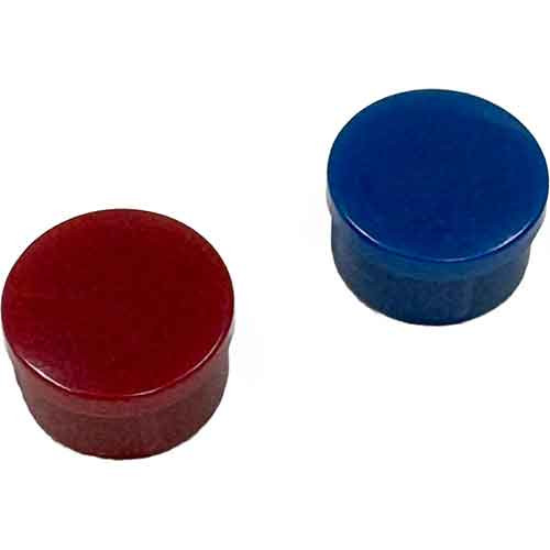 Chicago Faucets 765-309KJKNF Pre-Pack Red + Blue Buttons