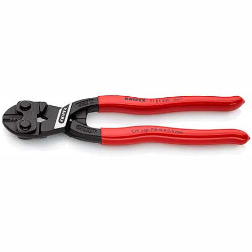 Knipex 71 01 200 SBA - CoBolt High Leverage Compact Bolt Cutters, Red