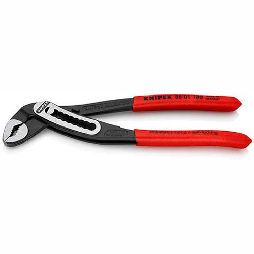Knipex 88 01 180 SBA - Alligator Water Pump Pliers, Red