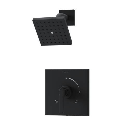 Symmons 3691MB15TRM Duro Shower Trim, Matte Black