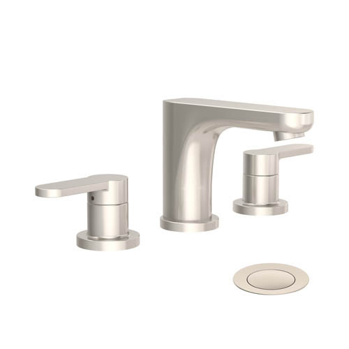 Symmons SLW6712STNPP Identity Widespread Lavatory Faucet, Satin Nickel