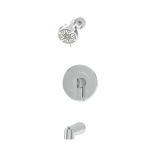 Symmons 3592B15TRM Dia Tub and Shower Trim, Chrome