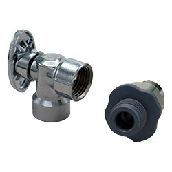 Toto THU807 SHUTOFF VALVE KIT - ANGLED VAL, VE + WASHLET ADAPTER