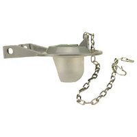 Toto THU257 2" PVC FLAPPER W/ CLEAR CONE, (18+6) LINKS (SP)