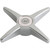 Chicago Faucets - 633-PLJKCP - 4-Arm Cross Handle