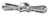 Arrowhead PK1260 Burnished T-Handle (Aluminum, 12-pt) & Self-Tapping Stainless Steel Screw