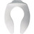 Church 9400CT - Elongated, Open Front Less Cover, STA Plastic Toilet Seat