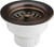 Elkay LK35AC - Kitchen Sink Basket Strainer Drain Fitting, Antique Copper Finish