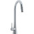 Franke FF2580 Just Series Pull-Down Kitchen Faucet with Side Lever, 1.75gpm (Satin Nickel)