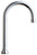 Chicago Faucets GN2BJKABCP - 5-1/4-inch Rigid / Swing Gooseneck Spout