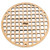 Jay R. Smith A08PBG Polished Brass Grate 7 5/8" Outside Measurement.