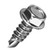 Pasco - 1830 - #8x1/2 HEX HD.TEK SCREW PLATED