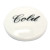 Rohl C7673C Rohl Italian Kitchen And Rohl Italian Bath White Porcelain Insert Only With "Cold" Script In English To Old Style Threaded Screw Cover Caps On Cross Handles For