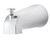 Speakman S-1556 - Diverter tub spout, chrome plated metal, 1/2-inch NPTF inlet
