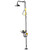 Speakman SE-626 - Stay open shower with pull rod activation, stainless steel, SE-582 eye/face wash.