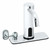 Speakman S-9317 - Battery powered lavatory faucet. Solenoid with built-in filter. Batteries and electronics housed above counter. Solid brass body and spout. Uses two (2) 3-volt lithium batteries. Low battery warning light (10% life remains). 60-second t