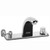 Speakman S-8729 - Battery powered lavatory faucet. Above-counter hot/cold mixer with built-in check valves, adjustable temperature limit stop. Solenoid with built-in filter. Batteries and electronics housed above counter. All metal chassis and removable