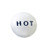 Strom Plumbing P0955H - 3/4-inch diameter HOT PORCELAIN BUTTON