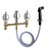 Chicago Faucets 200-ALESHAB - KITCHEN SINK FAUCET W/SPRAY