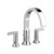 American Standard 7430.900 - Berwick Deck-Mount Tub Filler with Lever Handles