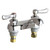 Chicago Faucet 802-E34ABCP Deck mounted, 4 inch centers, Lavatory Faucet, Chrome