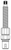Central Brass K-351-C Ceramic Stem Assembly,