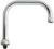 Chicago Faucets - DB6FCJKABCP - Double BEnd Spout A Type End