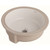 Gerber 0013740 Luxoval Undercounter 16" x 16" Round Lav White
