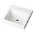 Gerber 0013821 Wicker Park Countertop Lavatory 18"x18" Square Single Hole White
