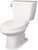 Gerber 21-800 Avalanche Round Front Two-Piece Toilet - 10-inch Rough-In