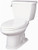 Gerber 21-802 Avalanche Round Front Two-Piece Toilet - 12-inch Rough-In